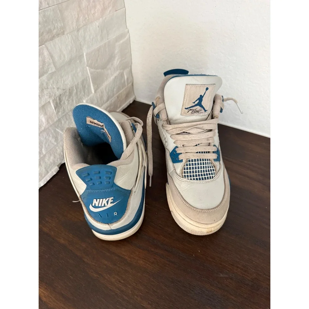 Air Jordan 4 Retro Military Blue 2024 GS Industrial Blue! Size: Size 6Y